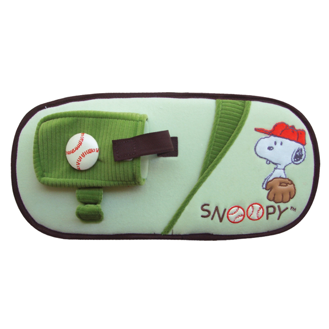 ที่ใส่ของแนบที่บังแดด Snoopy (เบสบอลเขียว)
