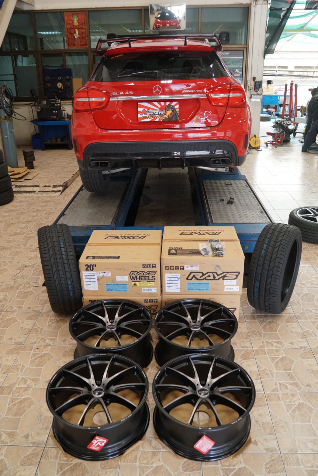 Benz GLA45 + Rayswheel G25 Edge รุ่นใหม่ล่าสุด