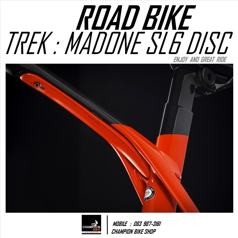 จักรยานเสือหมอบ TREK MADONE SL 6 DISC AERO ROAD BIKE - 2021 สีแดง-ดำ