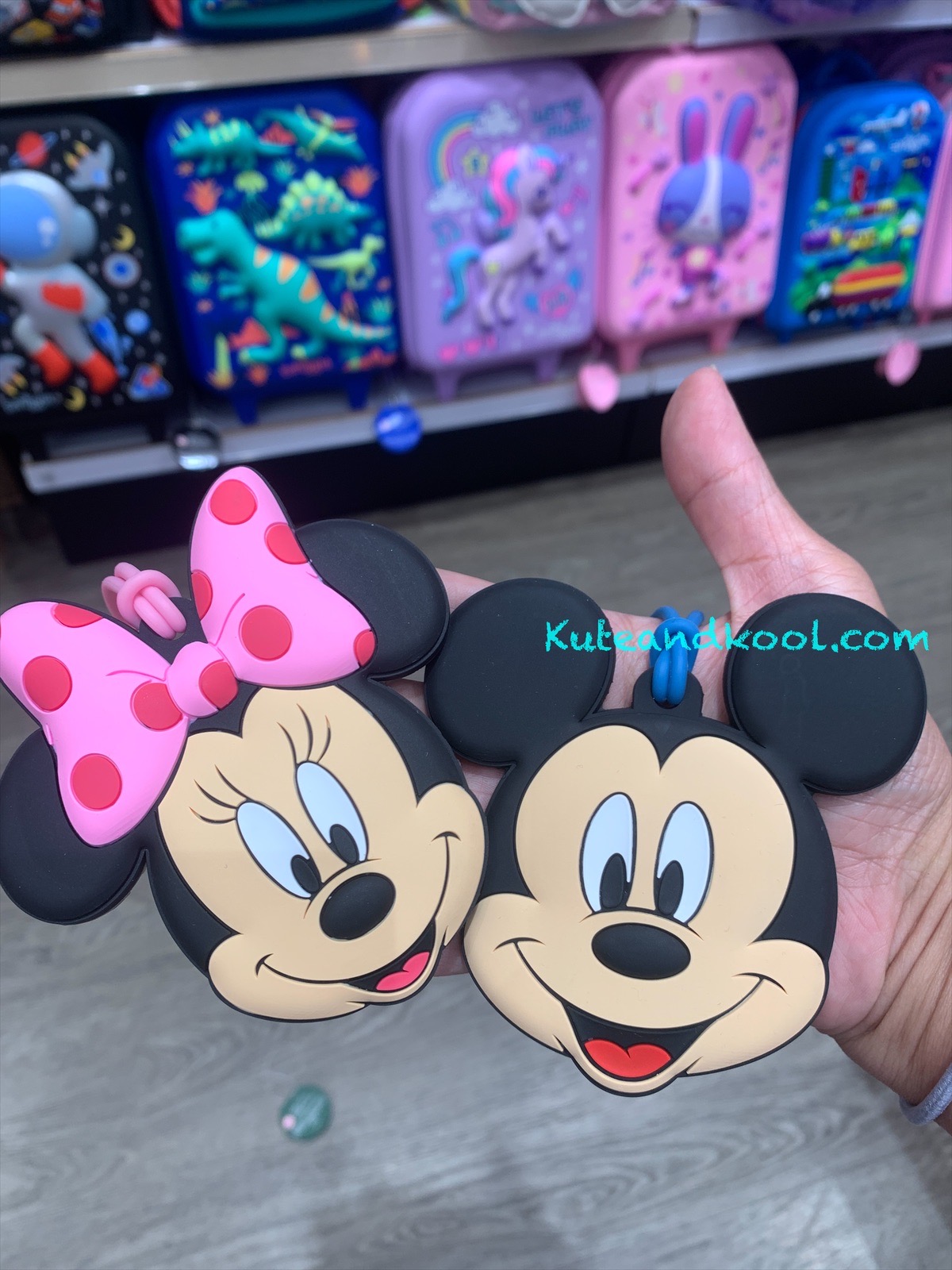 ป้ายห้อยกระเป๋า Smiggle bag tag- มิกกี้ มินนี่