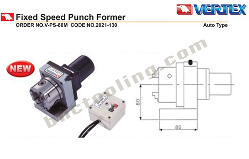 VERTEX,Fixed Speed Punch Former,V-PS-80M