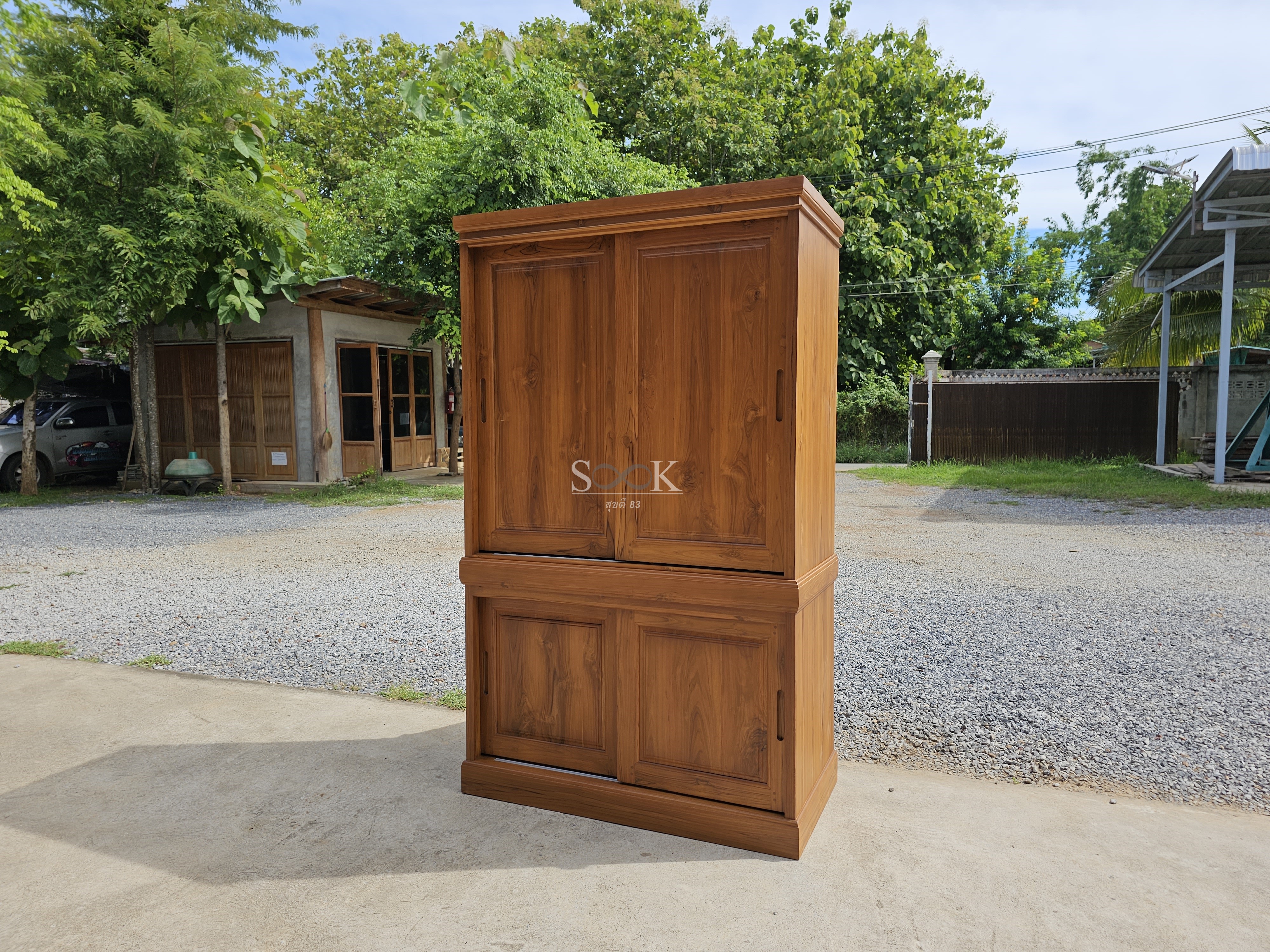 ตู้เสื้อผ้าบานสไลด์ แยกท่อน