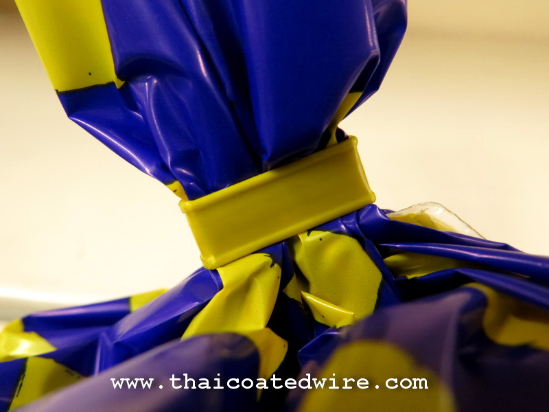 ลวดเส้นคู่ ลวดปิดปากถุงขนมปัง ลวดปิดปากถุงชา กาแฟ