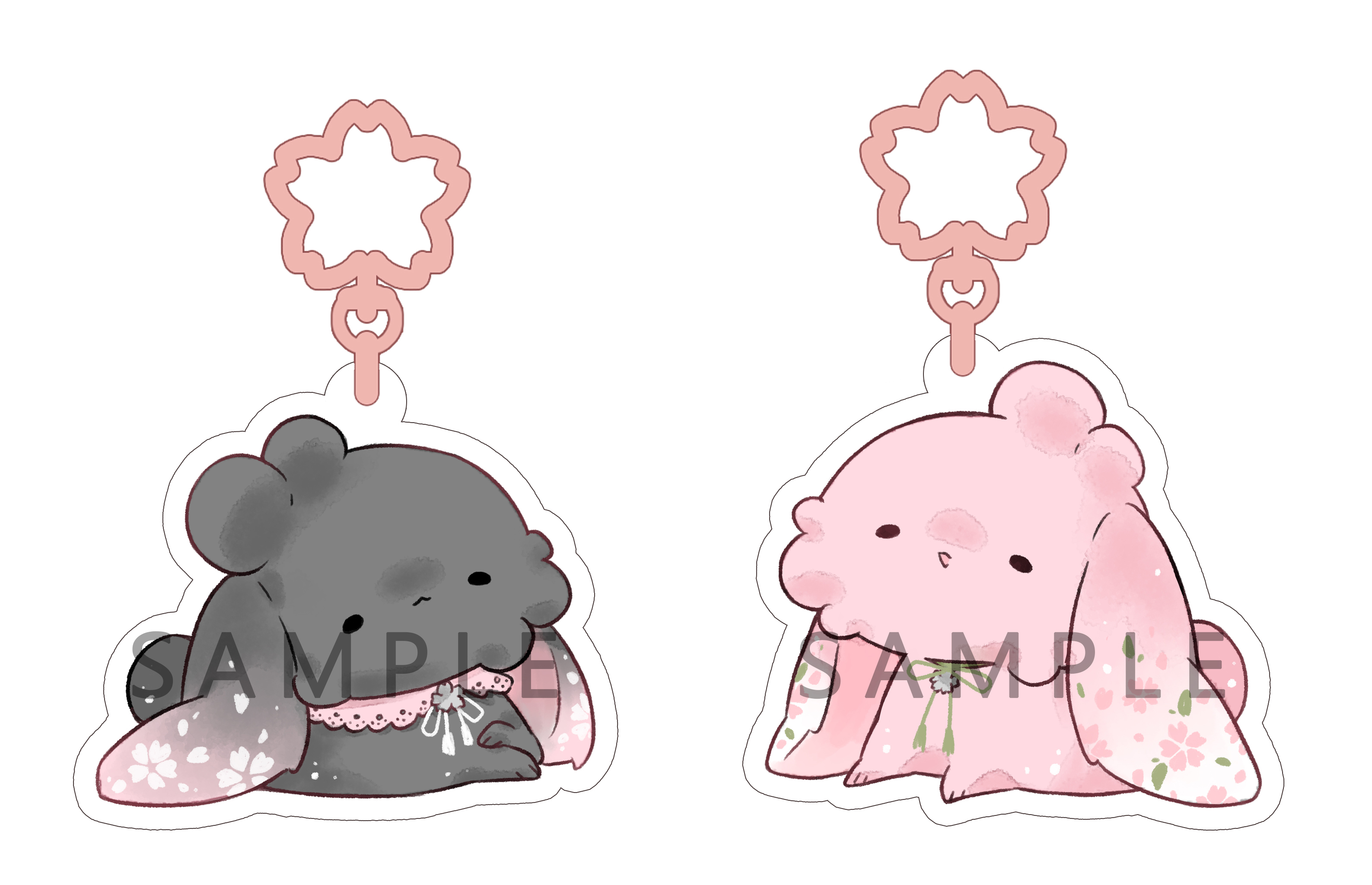 Hana Project : พวงกุญแจอะคริลิค ทัมโปโปะ ซากุระ