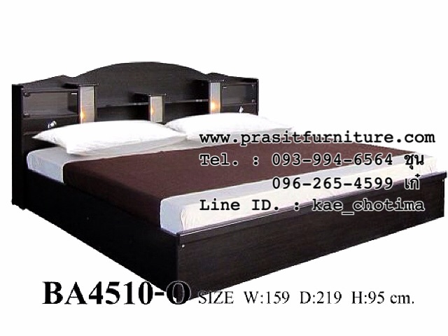 เตียงไม้ 5 ฟุต รุ่น A4
