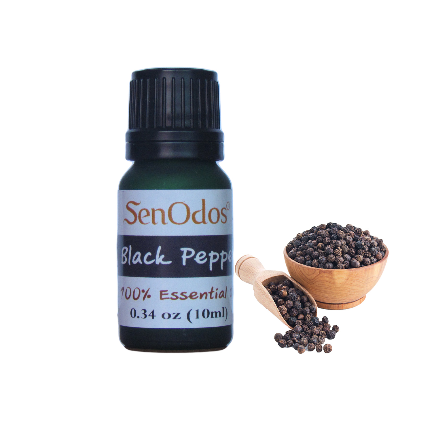 ชุดเซ็ตน้ำมันพร้อมเตาเผา (กลิ่นพริกไทยดำ) 10 ml. + เตาเผาน้ำมันหอมระเหย เซรามิค เครื่องปั้นดินเผา เนื้อศิลาดล สีเขียวหยก ลวดลายใบมะกอก และลายน้ำไหลหลากสีสวยงาม (แถมฟรี!! เทียนไขถั่วเหลืองบริสุทธิ์ 15 g. X 2 ชิ้น ราคา 120 บาท)