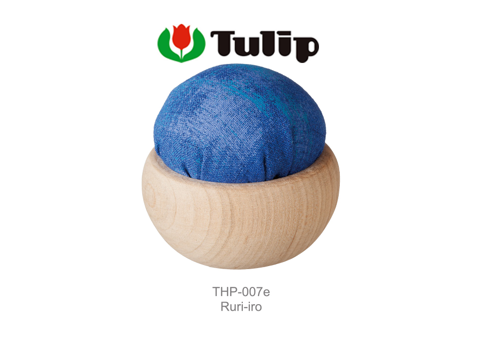 หมอนปักเข็มหมุด Tulip Ruri-iro3 THP007e สีน้ำเงินธรรมชาติ