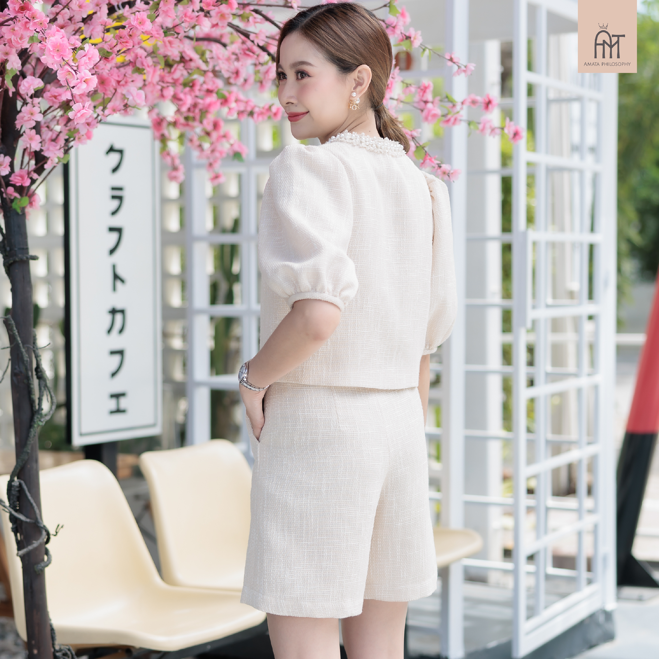 AMATA กางเกงขาสั้น CAMILE