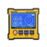 APOLIZ Digital Protractor DXL360Dual Axis Digital Angle Protractor with 5 Side Magnetic Base High-precision