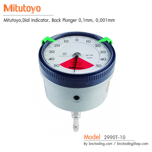 Mitutoyo,Dial Indicator, Back Plunger 0,1mm, 0,001mm,2990T-10