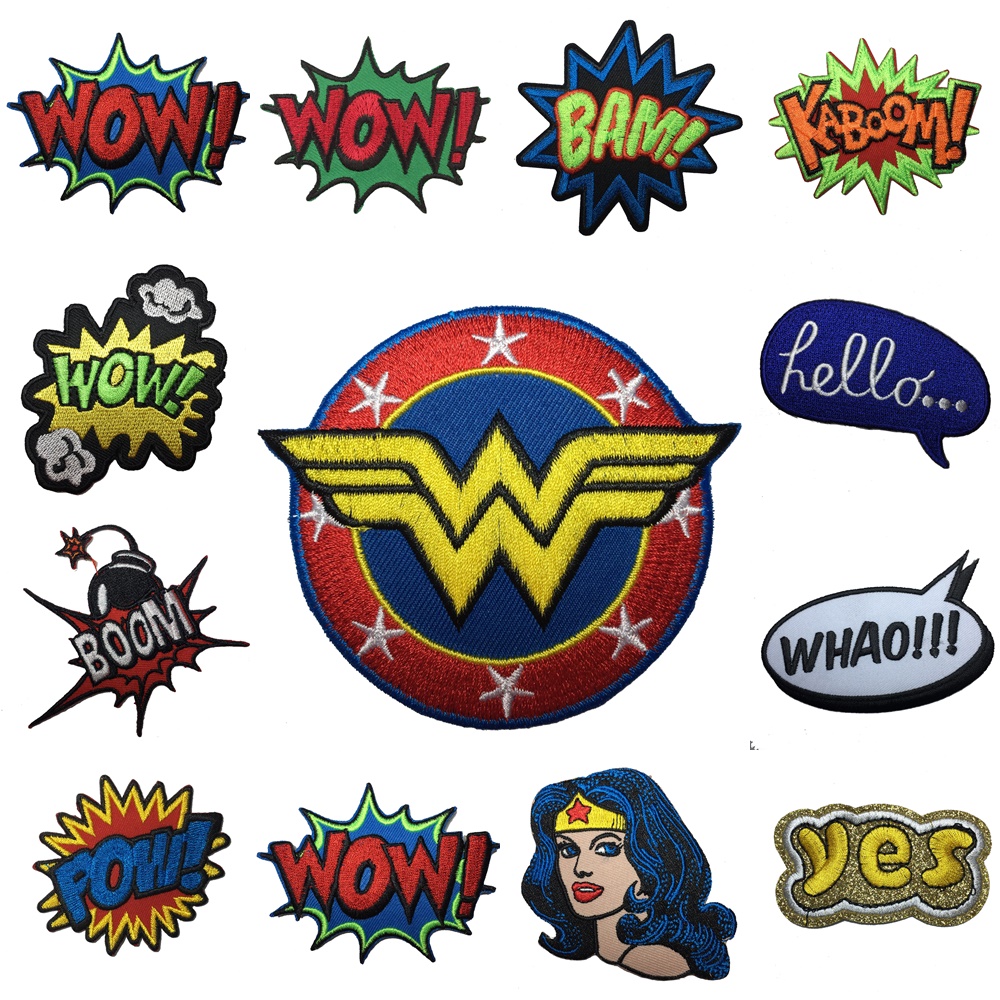 การ์ตูน Comic ตัวรีดติดเสื้อ อาร์มรีด อาร์มปัก ตกแต่งเสื้อผ้า หมวก กระเป๋า แจ๊คเก็ตยีนส์ Movie Embroidered Iron on Patch