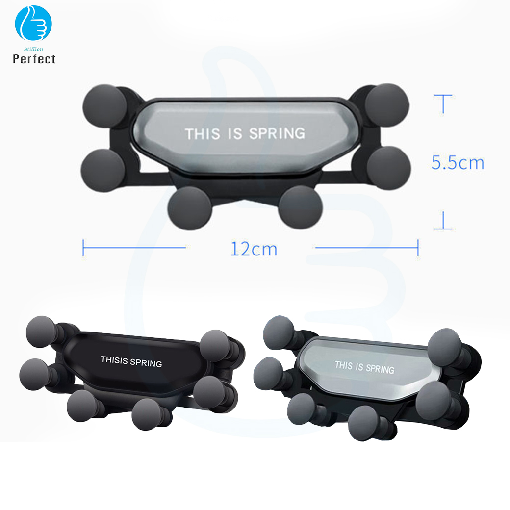 ที่ยึดโทรศัพท์มือถือช่องแอร์ในรถยนต์ ที่หนีบโทรศัพท์ในรถยนต์ GPS ตัวจับมือถือ ขาจับโทรศัพท์ ที่วางโทรศัพท์ Car Phone Holder รุ่น JQ00016