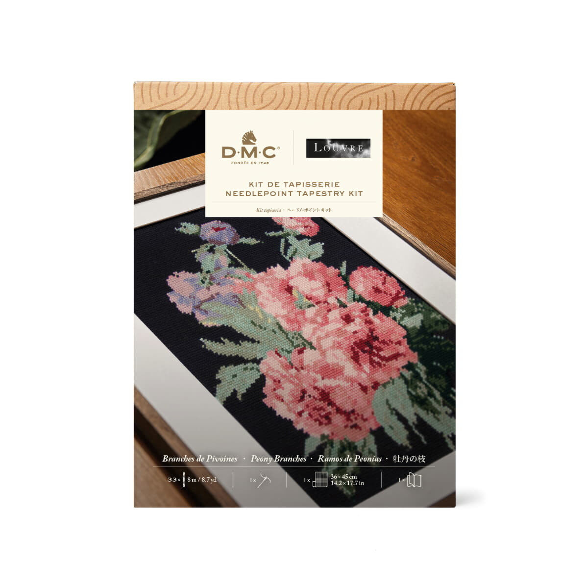 DMC Louvre ชุดปัก stamped tapestry stitch kit