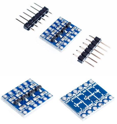 5V-3V I2C/ UART / SPI Four Channel Level Converter Module for Arduino