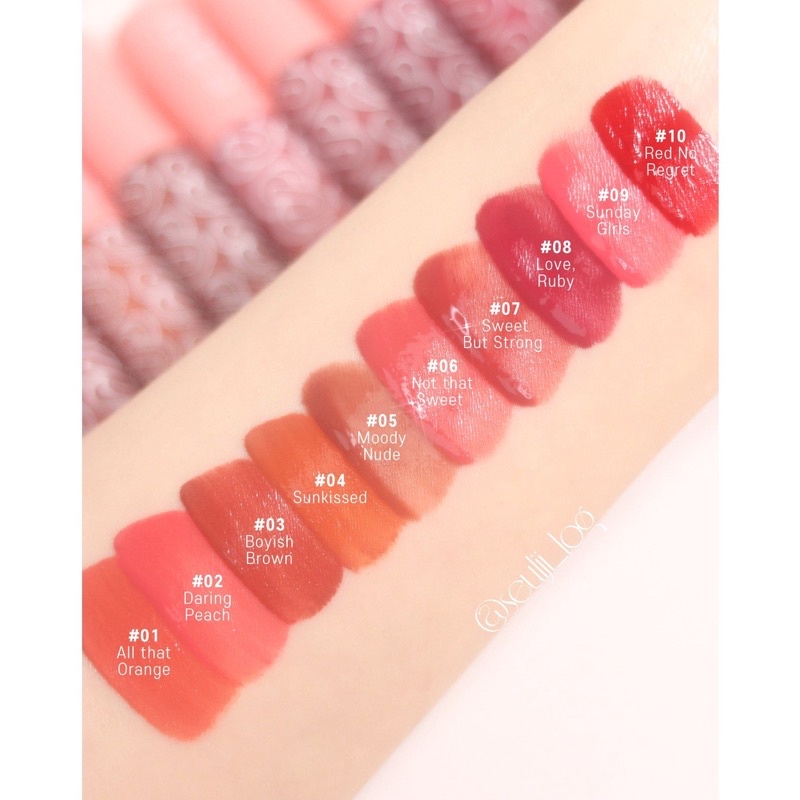Sasi Girls Can Speak Up stay Tint 3.5g #01 All That Orange ลิปศศิ เกิร์ล แคน สปีค อัพ สเตย์ ทินท์ 3.5 กรัม ลิปจุ่ม ไม่ติดแมส สี 01 All That Orange