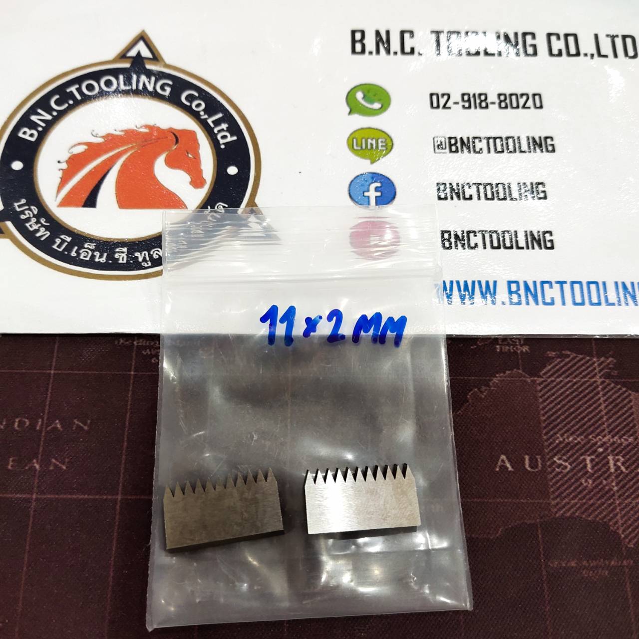 Paint film cross-cutting blade Baige knife accessories QFH adhesion tester 2mm / 11-blade | ใบมีดสำหรับเครื่อง Cross Cut QHF-6
