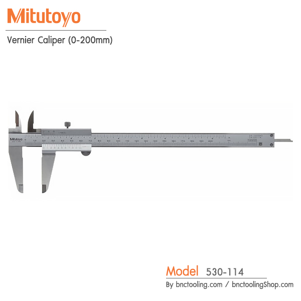 Mitutoyo,Vernier Caliper (0-200mm),530-114