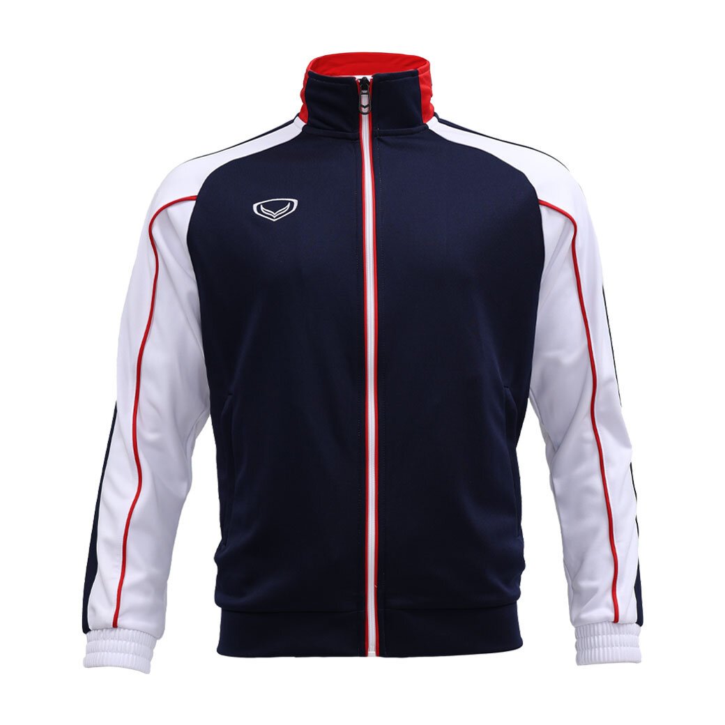 Grand sport เสื้อวอร์ม แกรนด์สปอร์ต 2025/2026 รหัส 16-393 (016393) สีฟ้า/กรม/เหลือง/แดง/ขาว/ส้ม