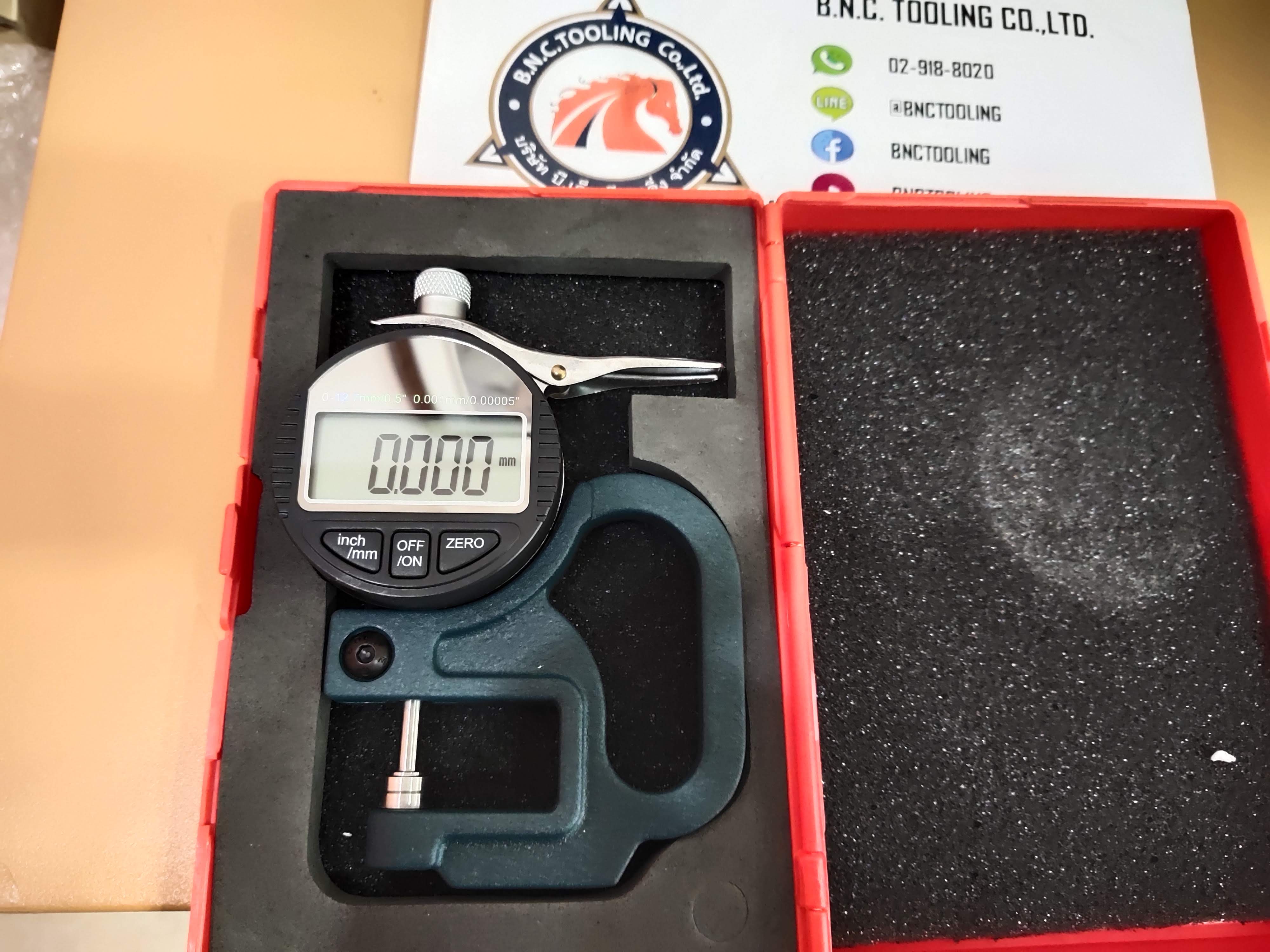 รีวิว Digital-Dial Thickness Gauge 316-101 ( Apoliz ) เครื่องวัดความหนากระดาษ,ฟิลม์