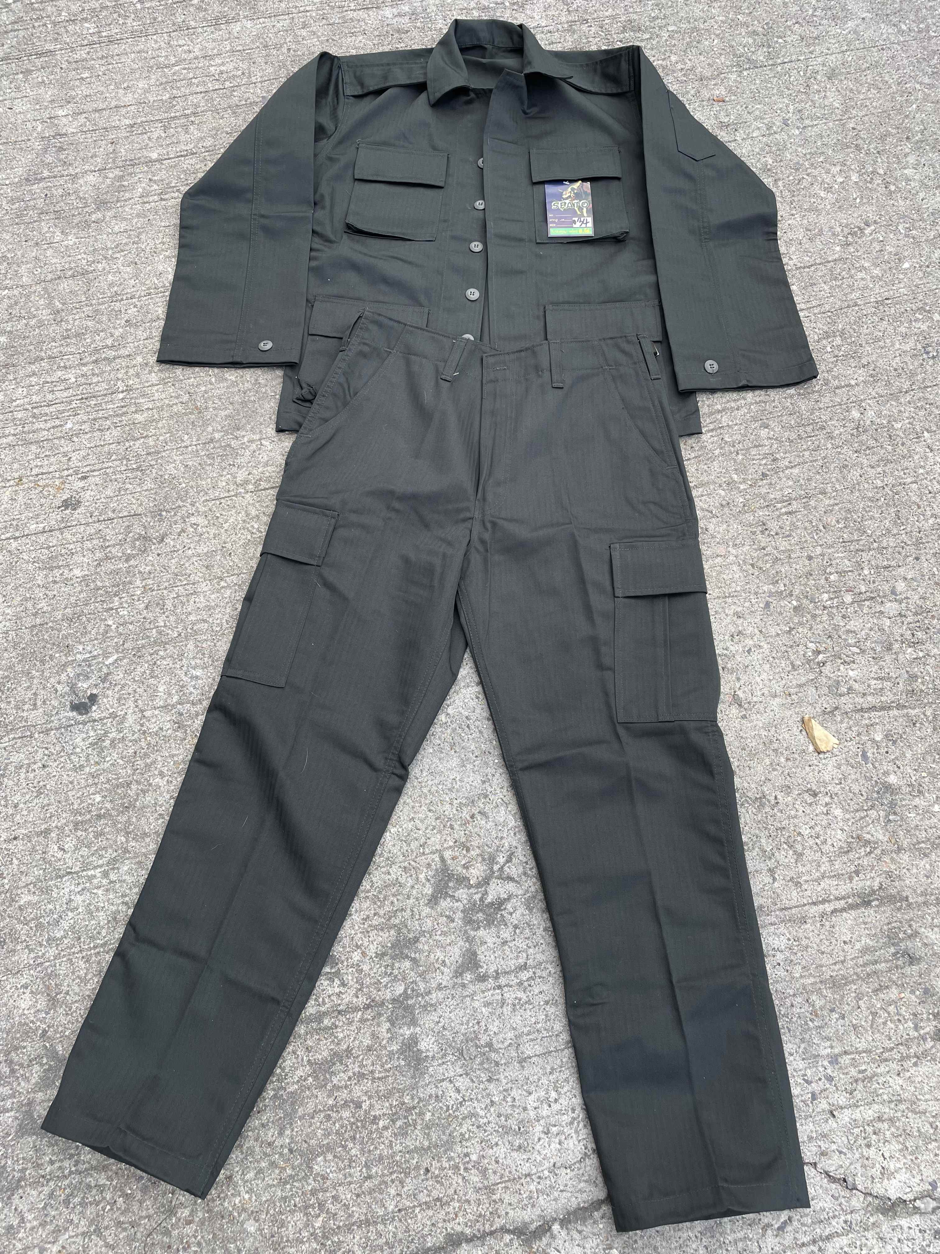 ชุด รด ชุด ฝึก เวส เขียว ยี่ห้อ SEATO ( เสื้อ + กางเกง )