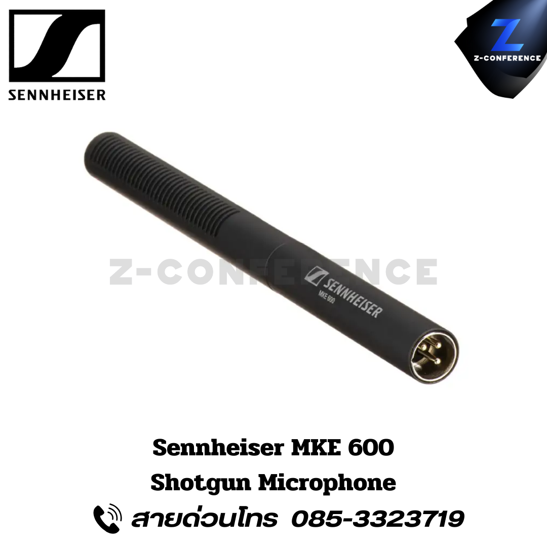 SENNHEISER MKE600, Shotgun Microphone, senhierser microphone, microphone, mic, ไมค์, ไมค์โครโฟน,