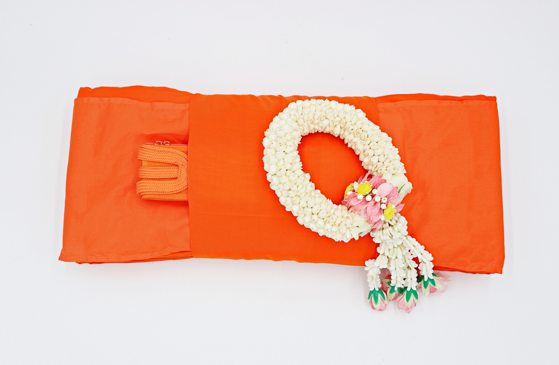 ผ้าไตรครอง มัสลิน ผ้าเกรดA เย็บพิเศษ ตะเข็บคู่