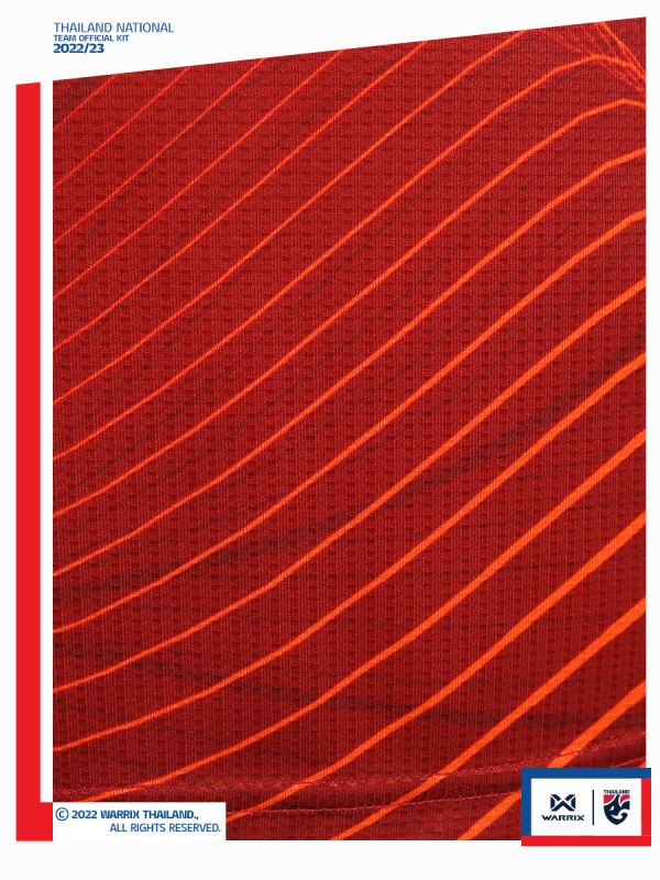 เสื้อทีมชาติไทย 2022-23 เกรดเสมือนเสื้อแข่ง (Replica Version) Thailand National Team Kit