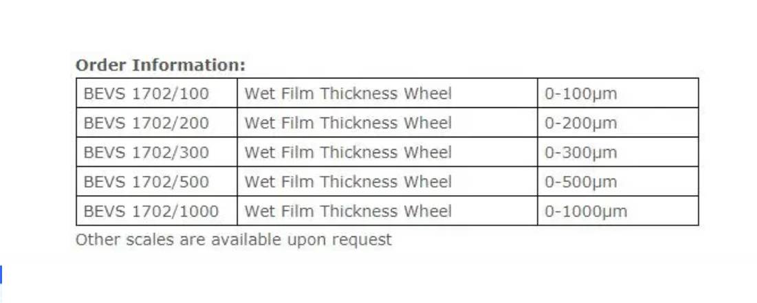เครื่องวัดความหนาสีเปียก แบบล้อ, Wet Film Wheels Thickness Gauge meter tester 0~100,200,300,500,1000um paint coating high grade stainless steel