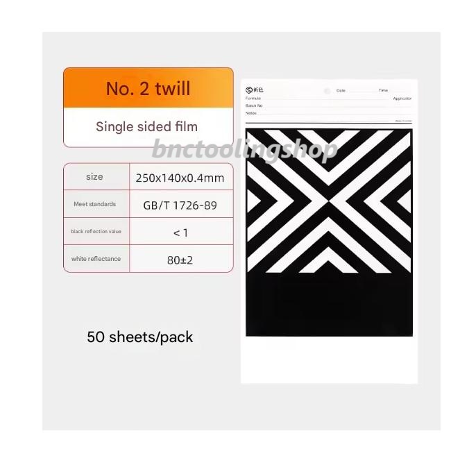 Paper Coating Test, NO2 Twill Test, Hiding Power Paper Coating Test, Cardboard Black and White Grid Paper, Contrast Ratio Reflectance Test Paper,