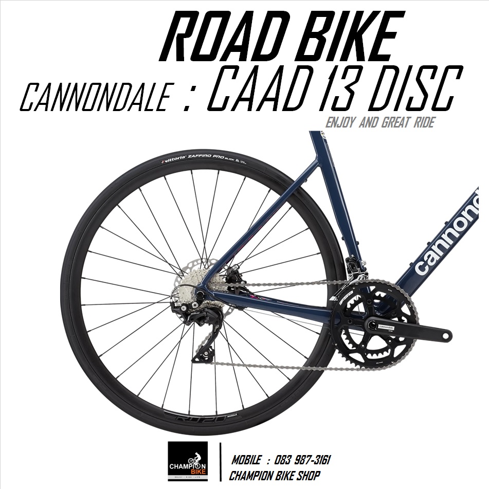 จักรยานเสือหมอบแคนนอนเดล CANNONDALE : CAAD 13 DISC - 2021 ROAD BIKE สีน้ำเงิน RAPHA TEAM REPLICA