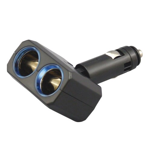 Socket ช่องเสียบที่จุดบุหรี่ 2 ช่อง มีไฟวงแหวนสีฟ้า (ญี่ปุ่น)