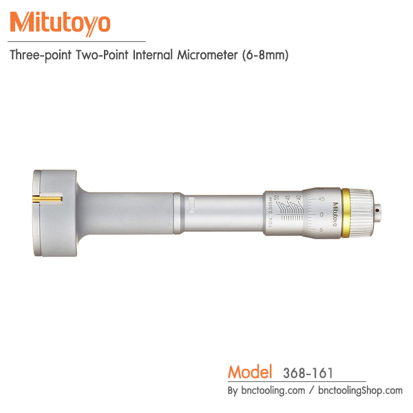 Mitutoyo,Three-point Two-Point Internal Micrometer (6-8mm),368-161