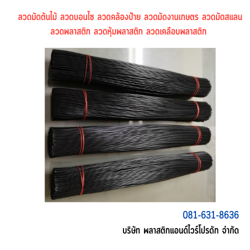 ลวดมัดต้นไม้ ลวดผูกต้นไม้ ลวดขึงสแลน ลวดเพาะชำ ลวดผูกป้าย ลวดบอนไซ ลวดคล้องป้าย ลวดมัดงานเกษตร ลวดลวดมัดสแลน หุ้มแบบกลม-บจก.พลาสติกแอนด์ไวร์โปรดัก SKU-00641