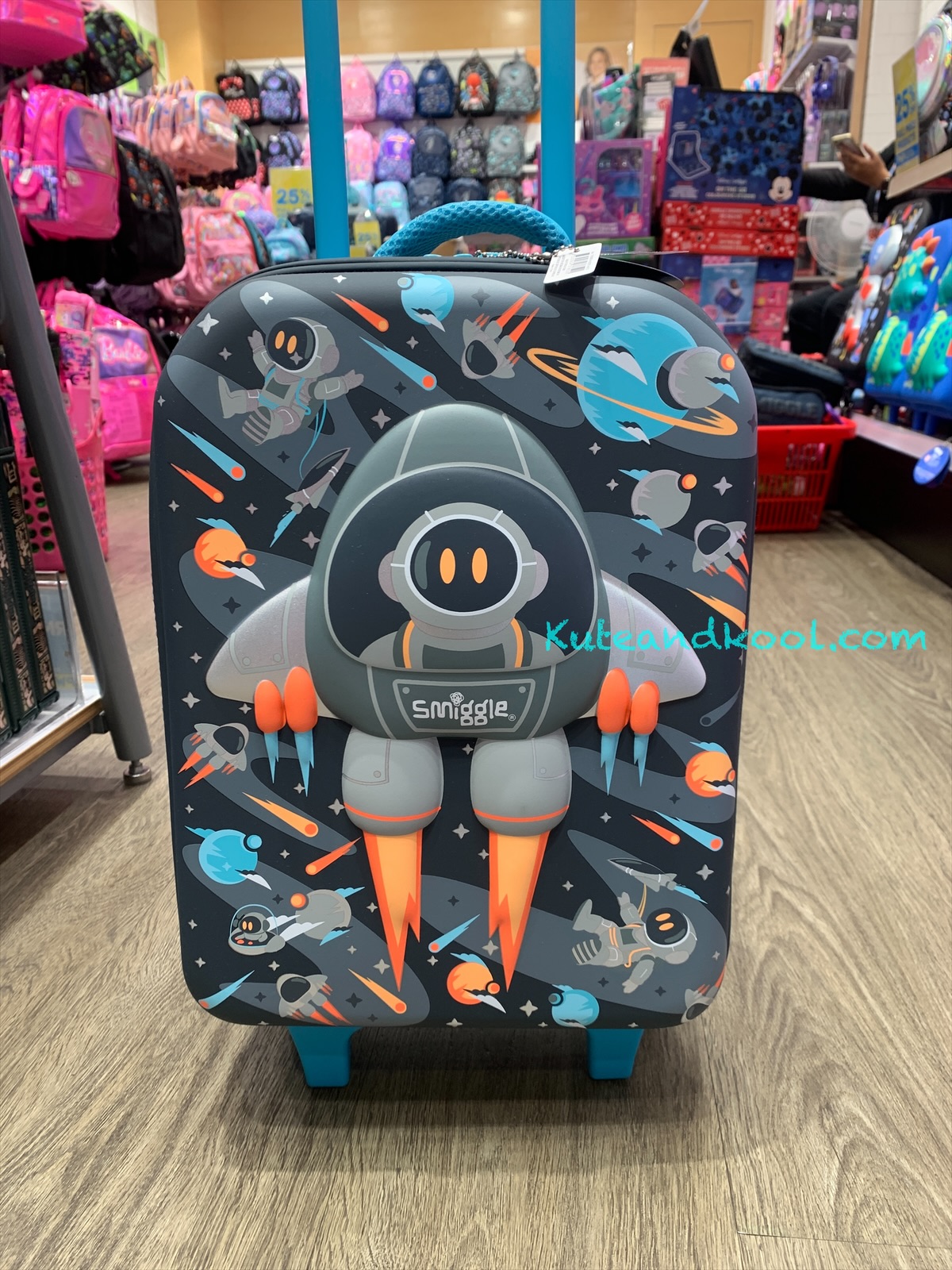 ล้อลาก Smiggle Flight Trolly bag- จรวด+นุดอวกาศ