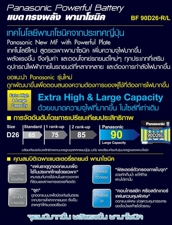 Panasonic BF 90 D26 R/L