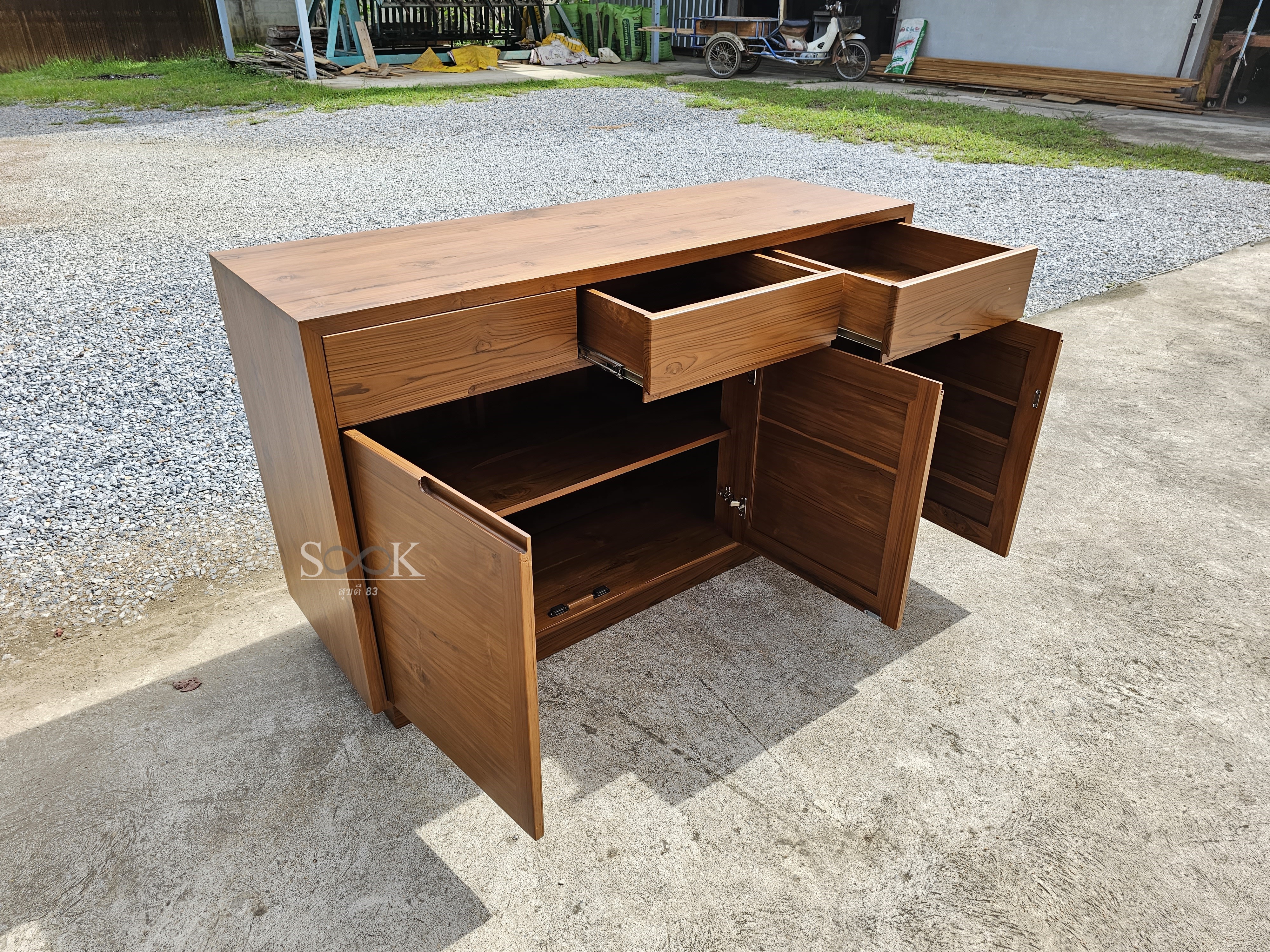 เคาน์เตอร์หน้าบานเรียบ