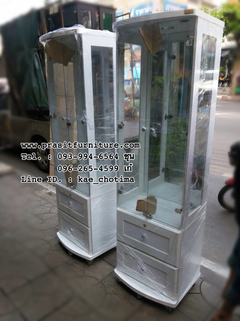 ตู้โชว์ดาวไลท์ ขนาด 60 ซม. 2 ลิ้นชัก รุ่น DL602B