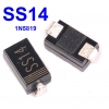 SS14 (SMA) 1N5819 SCHOTTKY BARRIER DIODE 40V/1A