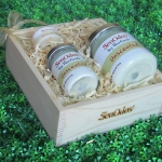 SenOdos Lover Set ชุดของขวัญ ชุดกิ๊ฟเซ็ต Gift Set เทียนหอม อโรม่า Unscented Scented Soy Candle Aroma Set ชุดเทียนไขถั่วเหลืองแท้ บรรจุในกล่องไม้สน รูปทรงเหลี่ยม สวยงาม คุณภาพดี นำเข้าจากนิวซีแลนด์