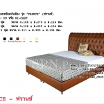 บล็อคที่นอน พร้อมหัวเตียง รุ่น "FRANCE" (ฟรานซ์)