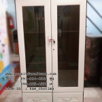 ตู้หนังสือ ตู้เก็บเอกสาร ตู้โชว์ ตู้อเนกประสงค์ ทรงเตี้ย ขนาด 80 ซม.