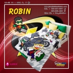 ชุดผ้าปูที่นอน ขนาด 5, 6 ฟุต พร้อมผ้านวม โลตัส ลายแบทแมนแอนด์โรบิ้น