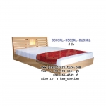 เตียงไม้ระแนง มีไฟ รุ่น B_03RL
