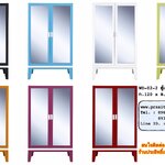 ตู้เสื้อผ้า ROPA 2 บานเปิด (กระจกเงา) รุ่น WD-02-2