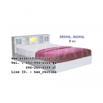 เตียงไม้บานเลื่อน B04SL มีขนาด 5 ฟุต และ 6 ฟุต