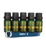 SenOdos น้ำมันหอมระเหย น้ำมันหอม อโรม่า ชุดกลิ่นสำหรับผู้ชาย Essential Oil Men Set2 10 ml x 5 กลิ่น (กลิ่นพริกไทยดำ, กลิ่นอบเชย, กลิ่นกานพลู, กลิ่นขิง, กลิ่นสน)