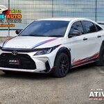 ชุดแต่ง+คิ้วล้อ Ativ 2022 แบบ Proracer ชุด 8 ชิ้น(มีคิ้วล้อ)