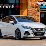 ชุดแต่ง Almera 2020 รุ่น Drive68 Plus ชุด 4 ชิ้น