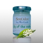 SenOdos เทียนหอม อโรม่า เทียนหอมสปา Lily of the Valley Scented Soy Candle Aroma 45 g.- กลิ่นลิลลี่ ออฟ เดอะ แวลเลย์แท้