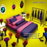 ชุดผ้าปูที่นอนพร้อมผ้านวม โลตัสอิมเพรสชั่น รุ่น LOVELY รหัส LY-05-18